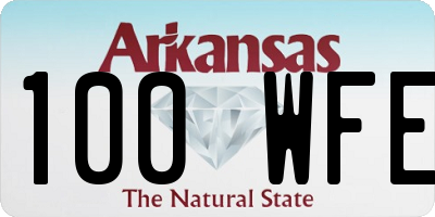 AR license plate 100WFE