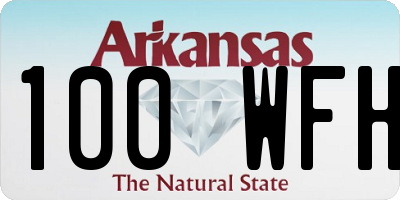 AR license plate 100WFH