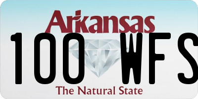 AR license plate 100WFS