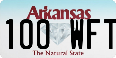 AR license plate 100WFT