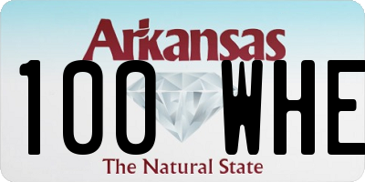 AR license plate 100WHE