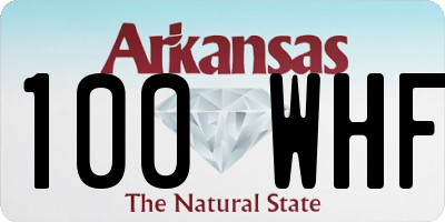 AR license plate 100WHF