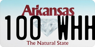 AR license plate 100WHH