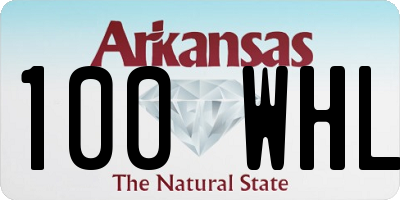 AR license plate 100WHL