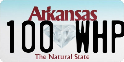 AR license plate 100WHP