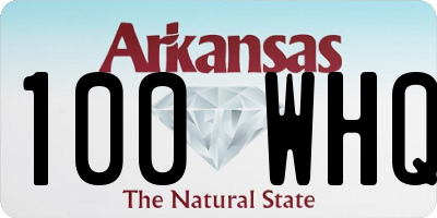 AR license plate 100WHQ