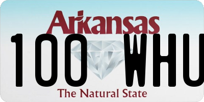 AR license plate 100WHU
