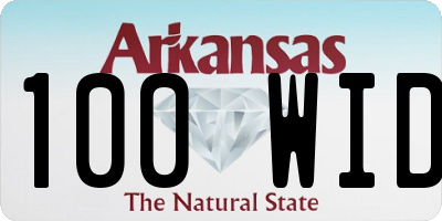AR license plate 100WID