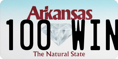 AR license plate 100WIN