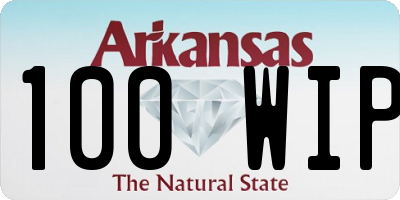 AR license plate 100WIP