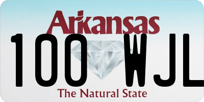 AR license plate 100WJL