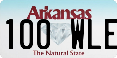 AR license plate 100WLE