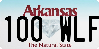 AR license plate 100WLF