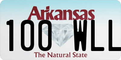 AR license plate 100WLL