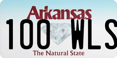 AR license plate 100WLS