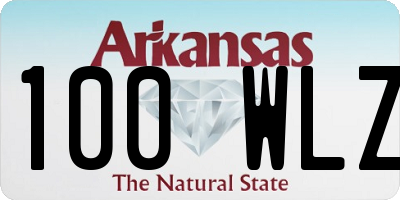 AR license plate 100WLZ