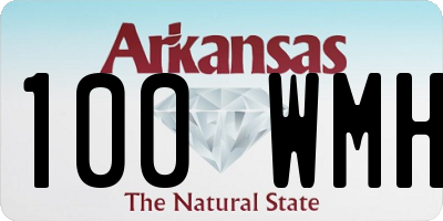 AR license plate 100WMH