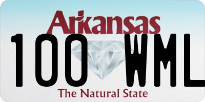 AR license plate 100WML