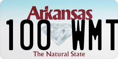AR license plate 100WMT