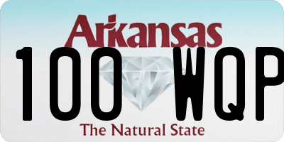 AR license plate 100WQP