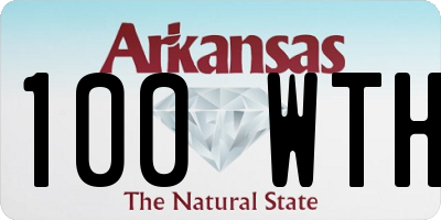 AR license plate 100WTH