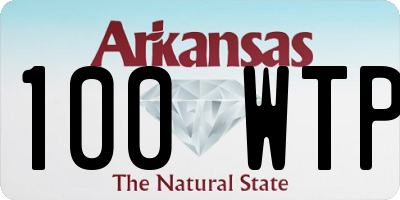 AR license plate 100WTP