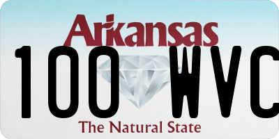 AR license plate 100WVC