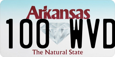 AR license plate 100WVD