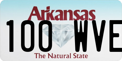 AR license plate 100WVE