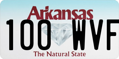 AR license plate 100WVF