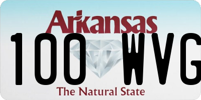 AR license plate 100WVG