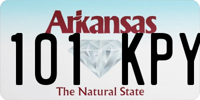 AR license plate 101KPY