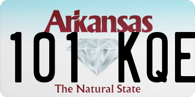 AR license plate 101KQE