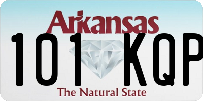 AR license plate 101KQP