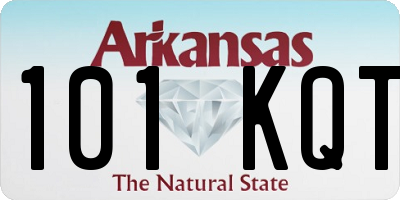 AR license plate 101KQT