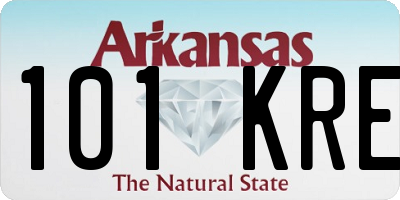 AR license plate 101KRE