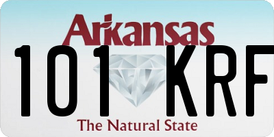 AR license plate 101KRF