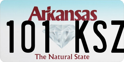 AR license plate 101KSZ