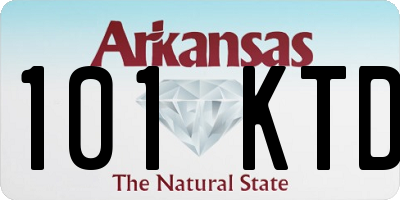 AR license plate 101KTD