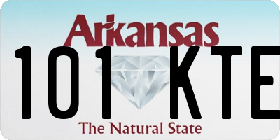 AR license plate 101KTE