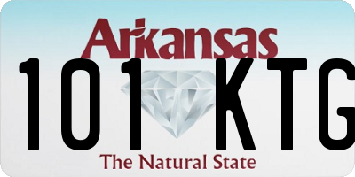 AR license plate 101KTG