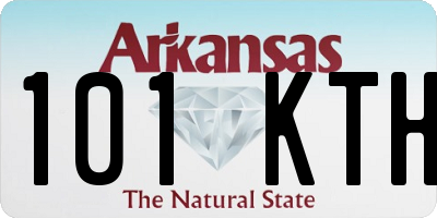 AR license plate 101KTH