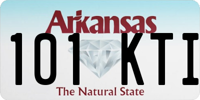 AR license plate 101KTI