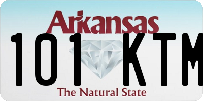 AR license plate 101KTM