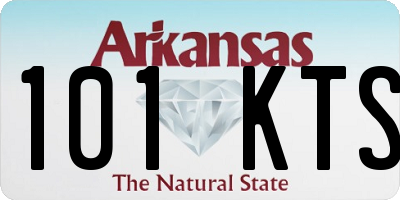 AR license plate 101KTS