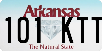 AR license plate 101KTT