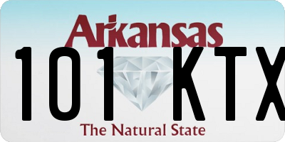 AR license plate 101KTX