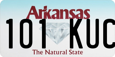 AR license plate 101KUC