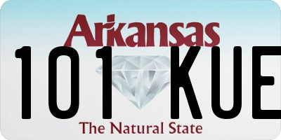 AR license plate 101KUE