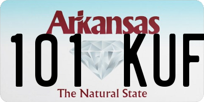 AR license plate 101KUF